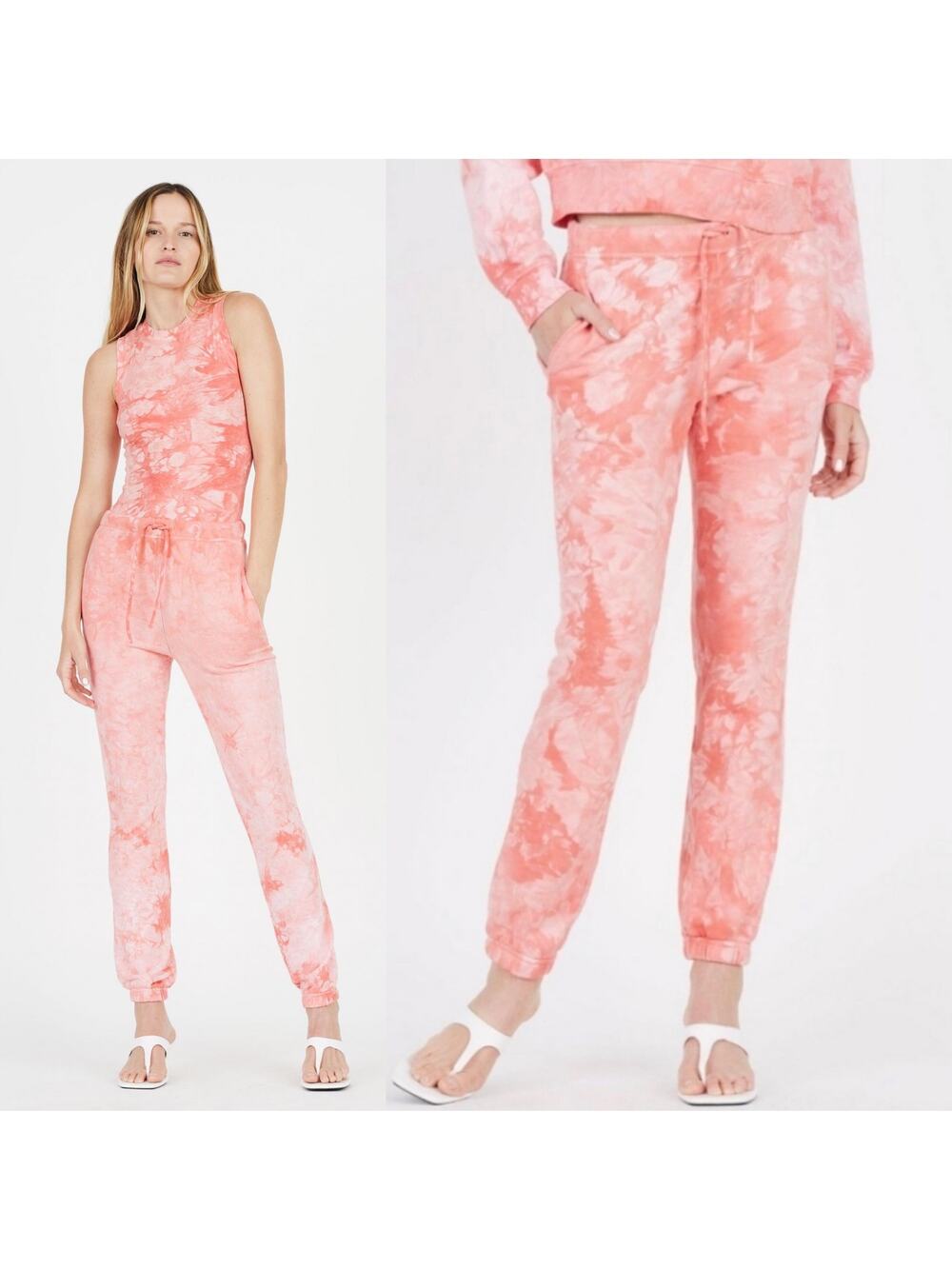 Cotton Citizen Sweatpants Milan Sweats Pants Dahlia Crystal Coral Pink sz S NWT